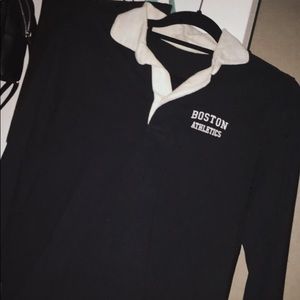 Brandy Melville Navy Blue Polo